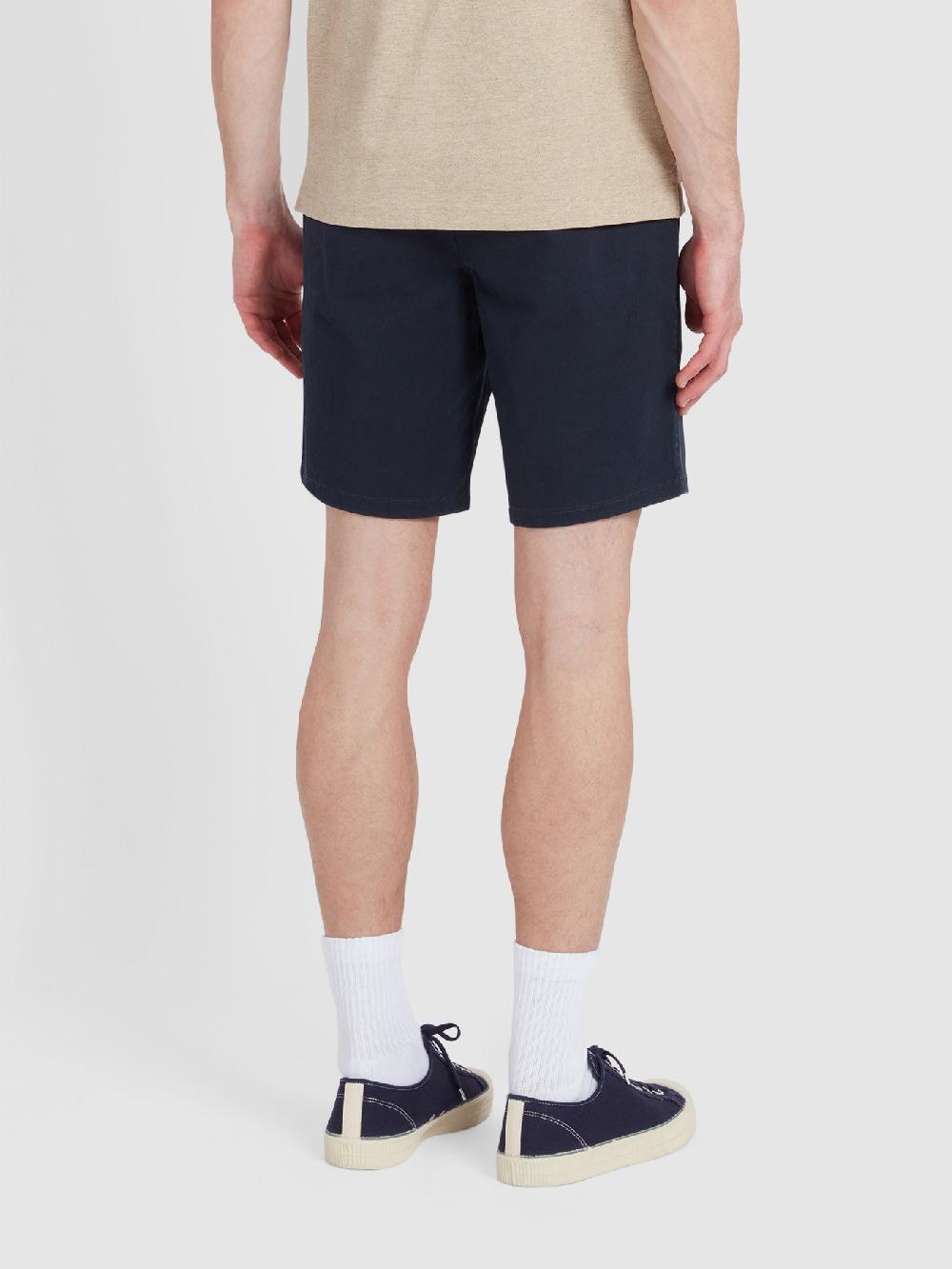Farah Hawk Chino Shorts In True Navy