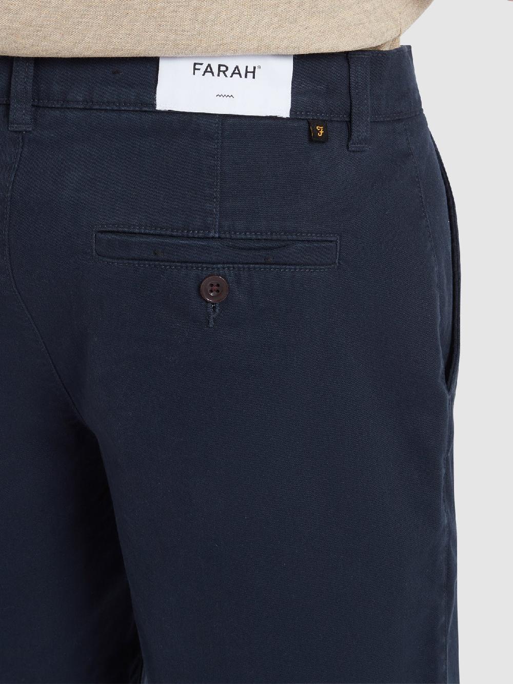 Farah Hawk Chino Shorts In True Navy