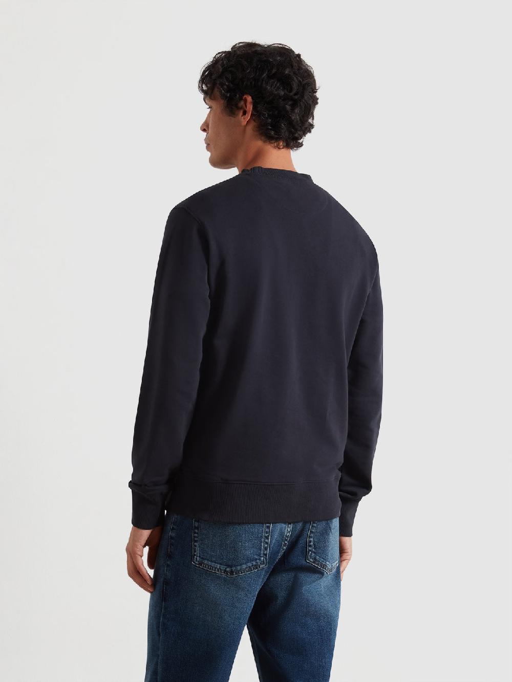 Farah Lynmouth Graphic Sweatshirt In True Navy