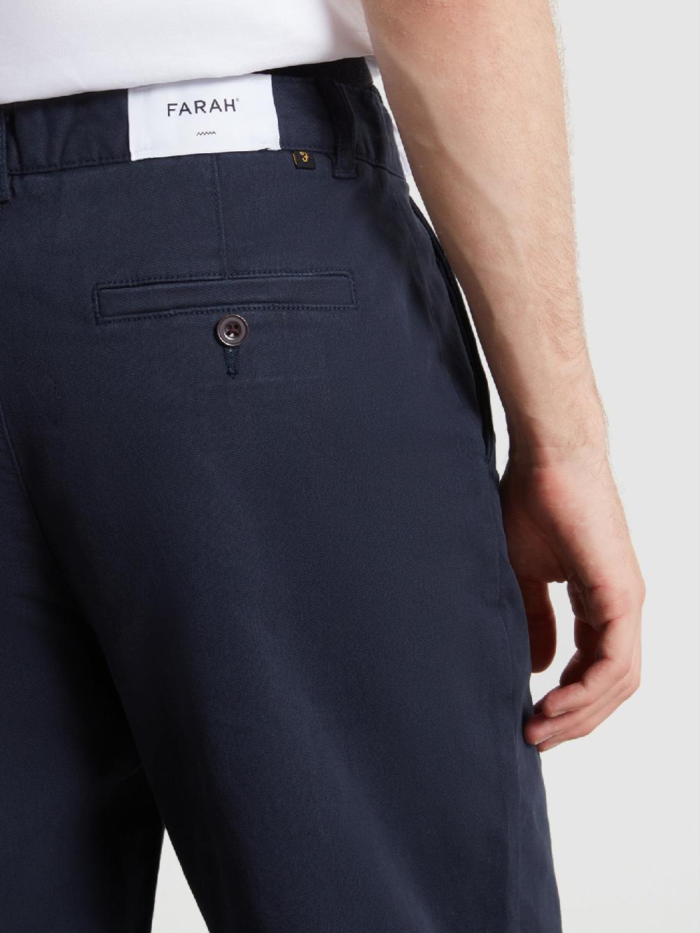 Farah Norwood Regular Fit Chinos In True Navy