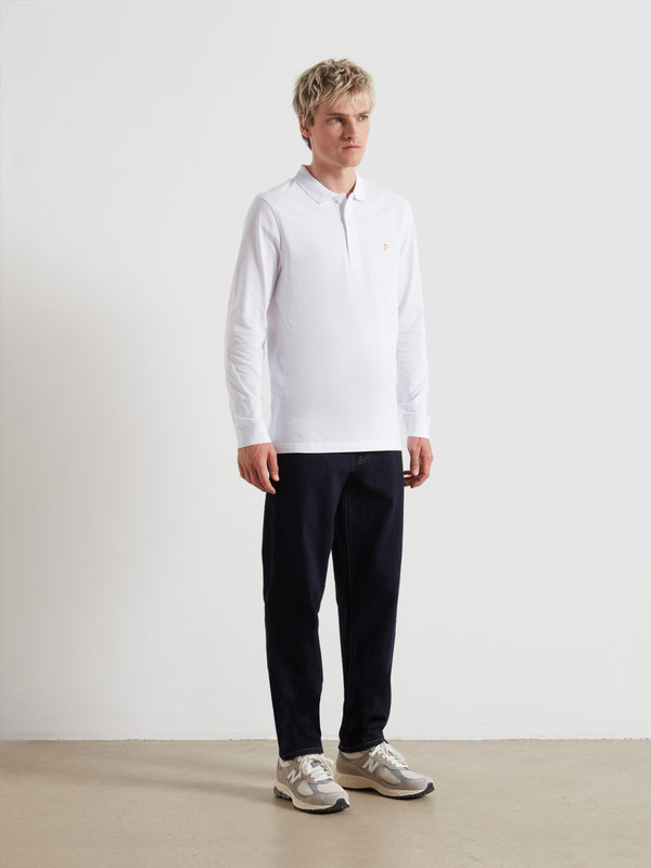 farah Norwood Regular Fit Jeans In Rinse Denim