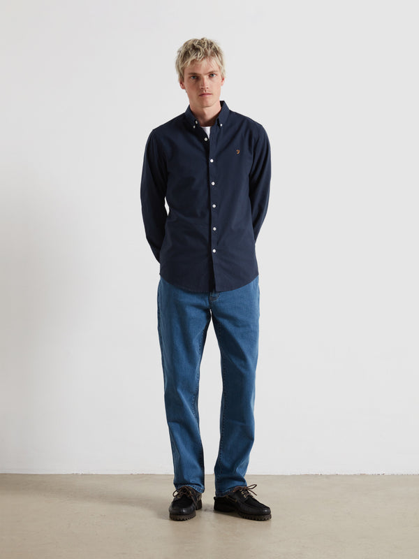 farah Norwood Regular Fit Jeans In Worn Indigo