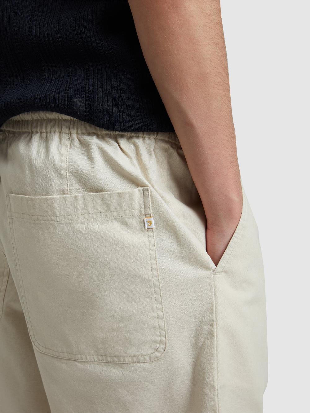Farah Sepel Canvas Shorts In Fog