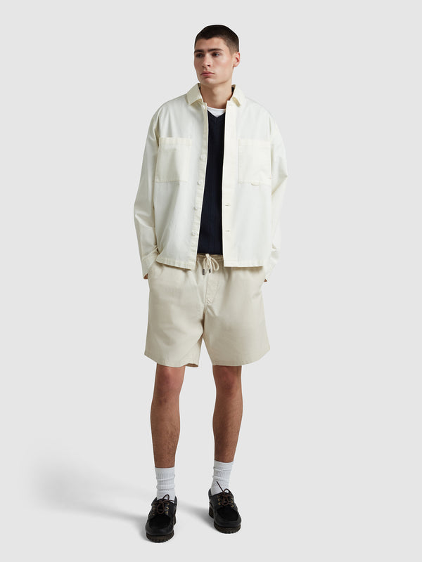 farah Sepel Canvas Shorts In Fog