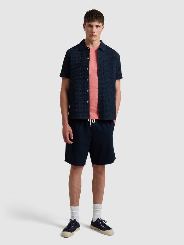 farah Sepel Canvas Shorts In True Navy