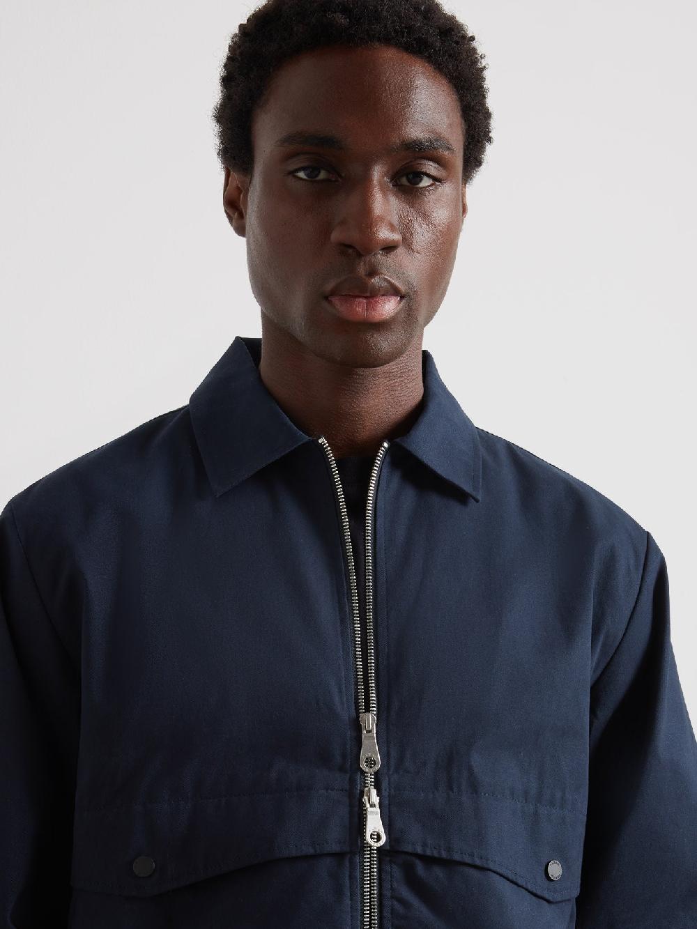 Farah Tyler Blouson Jacket In True Navy