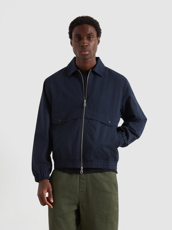 farah Tyler Blouson Jacket In True Navy