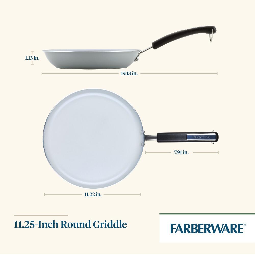 Farberware 11.25-Inch Recycled Aluminum Ceramic Nonstick Griddle