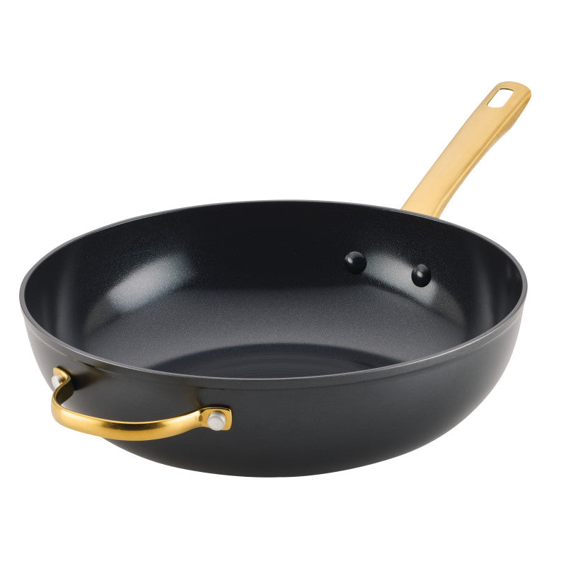 farberware 12.25-Inch Stir-Fry Pan with Helper Handle