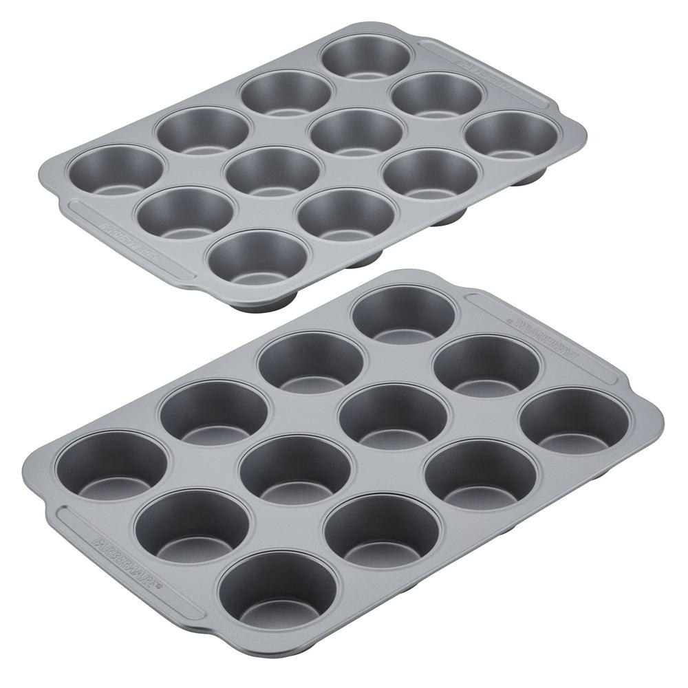 farberware 2-Piece Nonstick Double Batch Muffin Set
