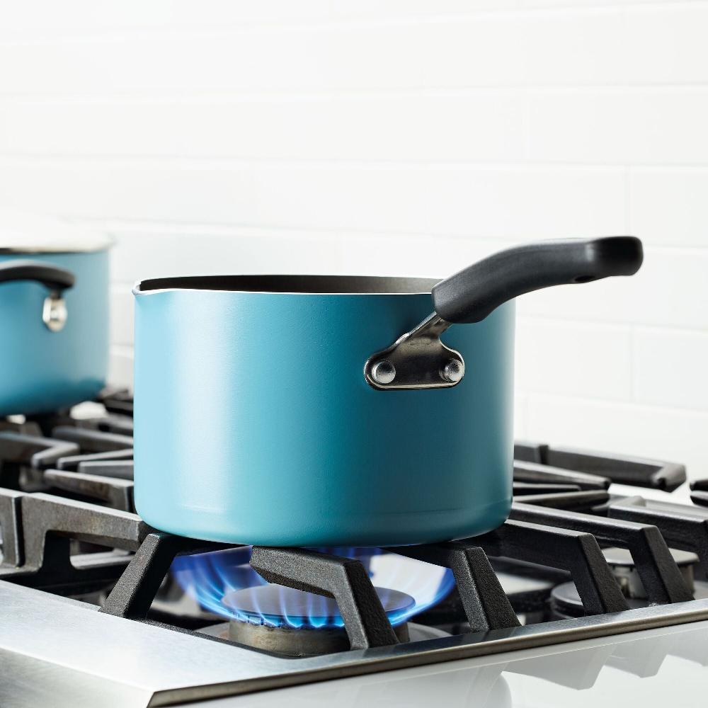 Farberware 3-Quart Nonstick Saucepan With Straining Lid