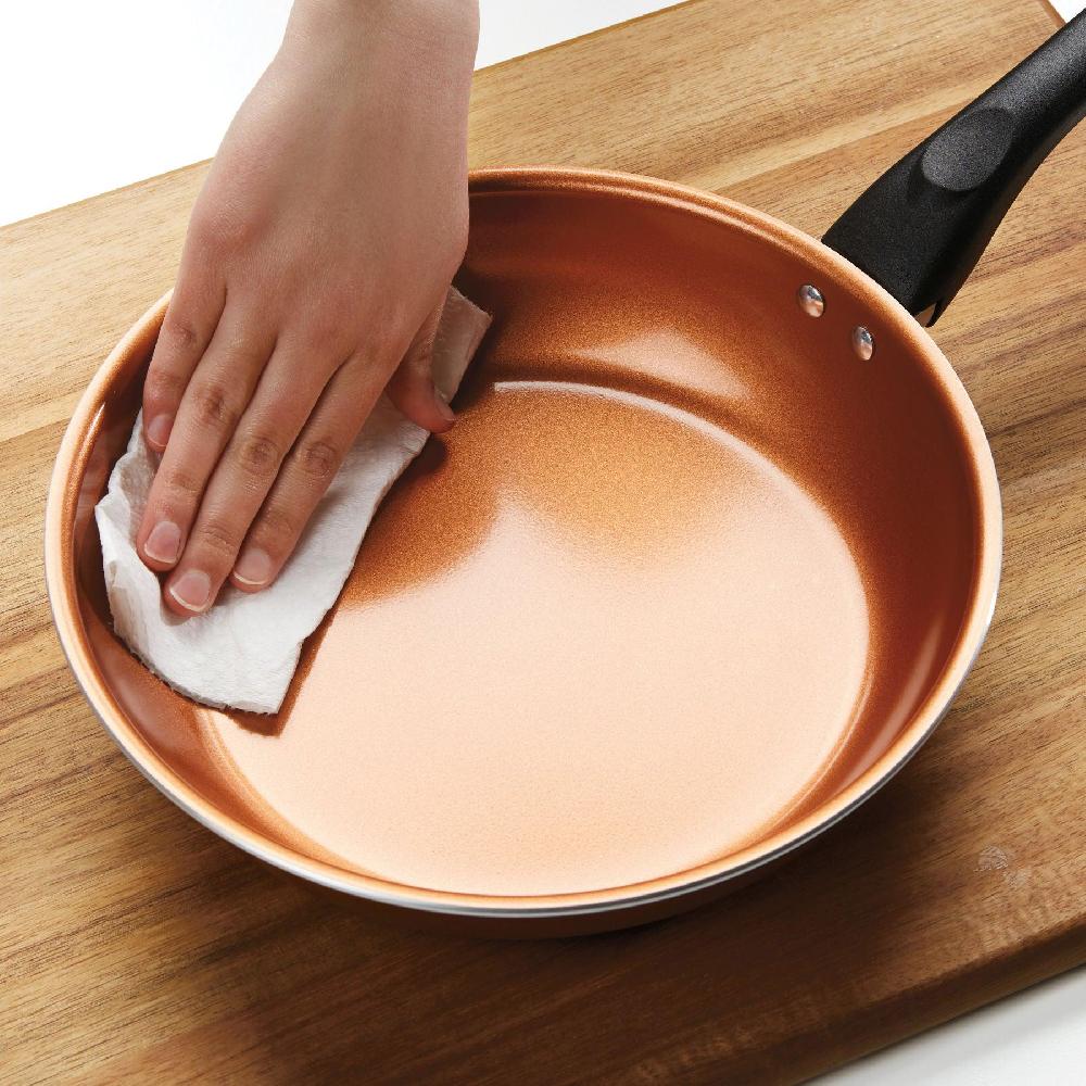 Farberware 4-Quart Copper Ceramic Nonstick Saute Pan