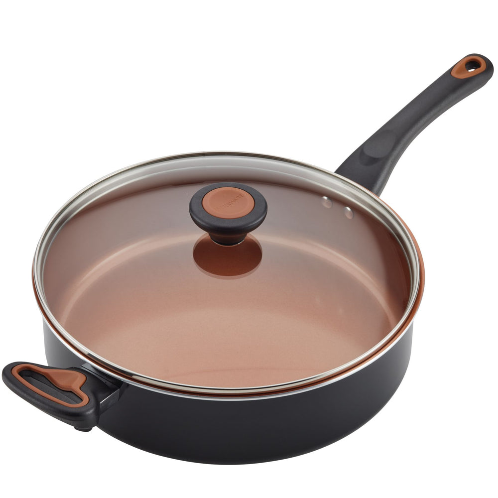 farberware 4-Quart Copper Ceramic Nonstick Saute Pan