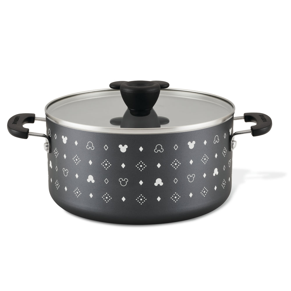 farberware 5.5-Quart Monochrome Ceramic Nonstick Stockpot with Lid