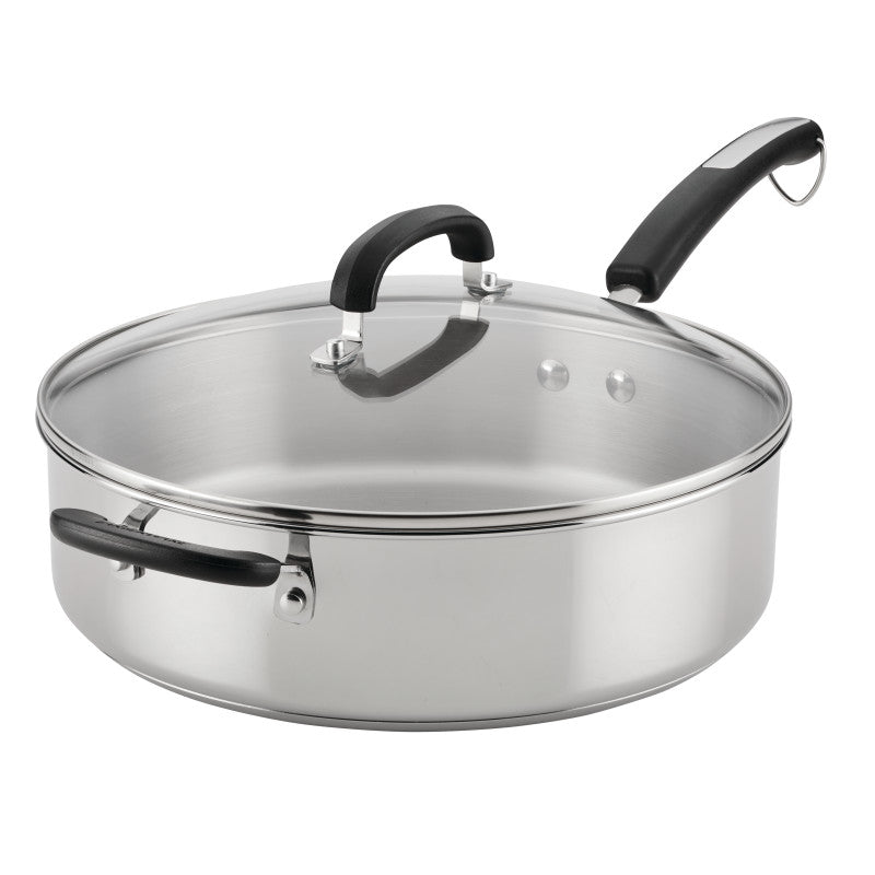 farberware 6-Quart Saute Pan with Lid and Helper Handle