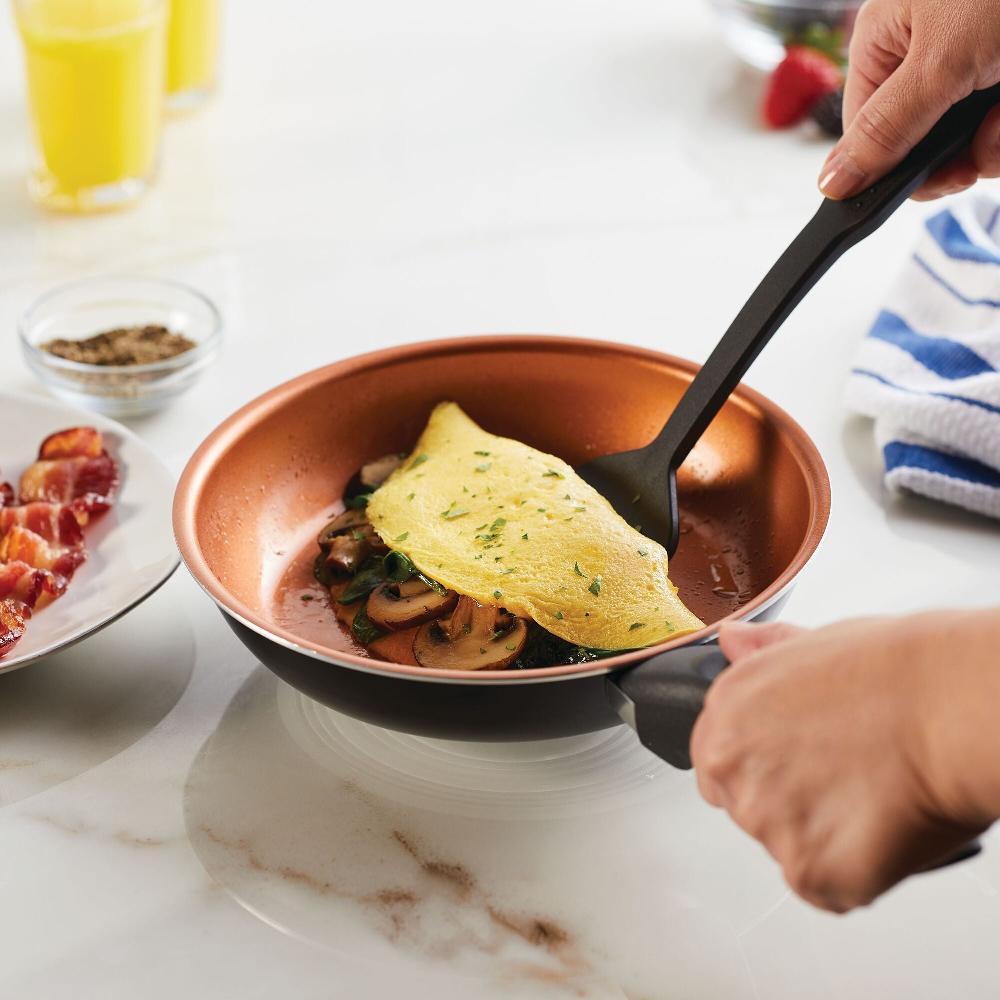 Farberware 8-Inch Copper Ceramic Nonstick Egg Poacher