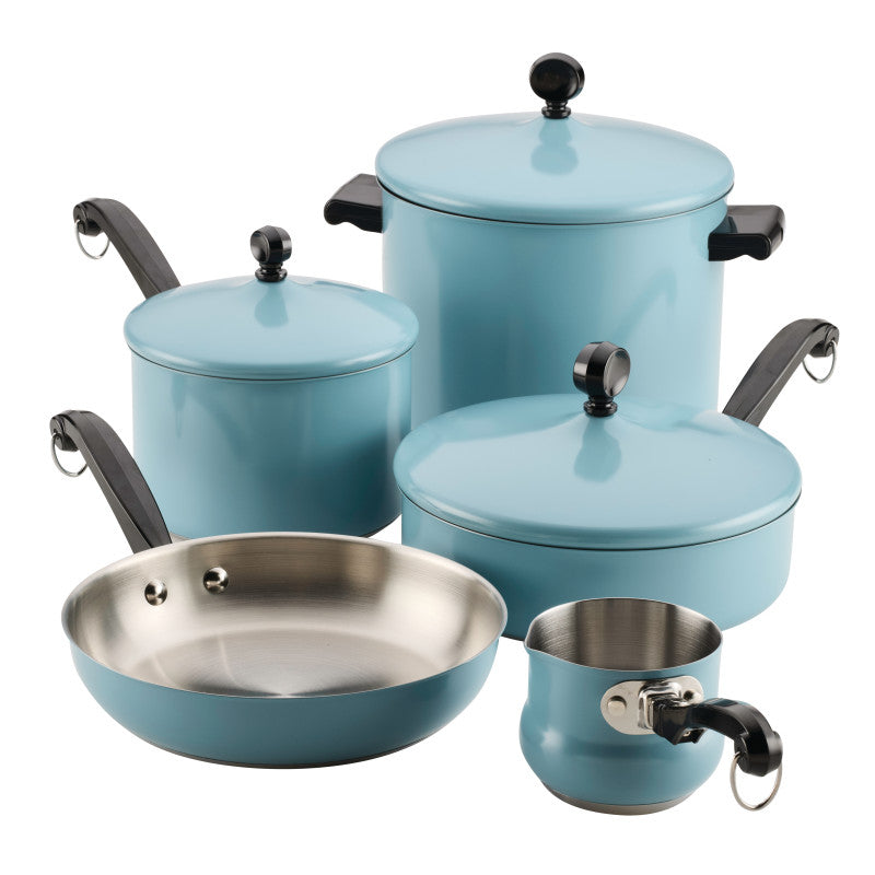 farberware 8-Piece Stainless Steel Anniversary Edition Cookware Set