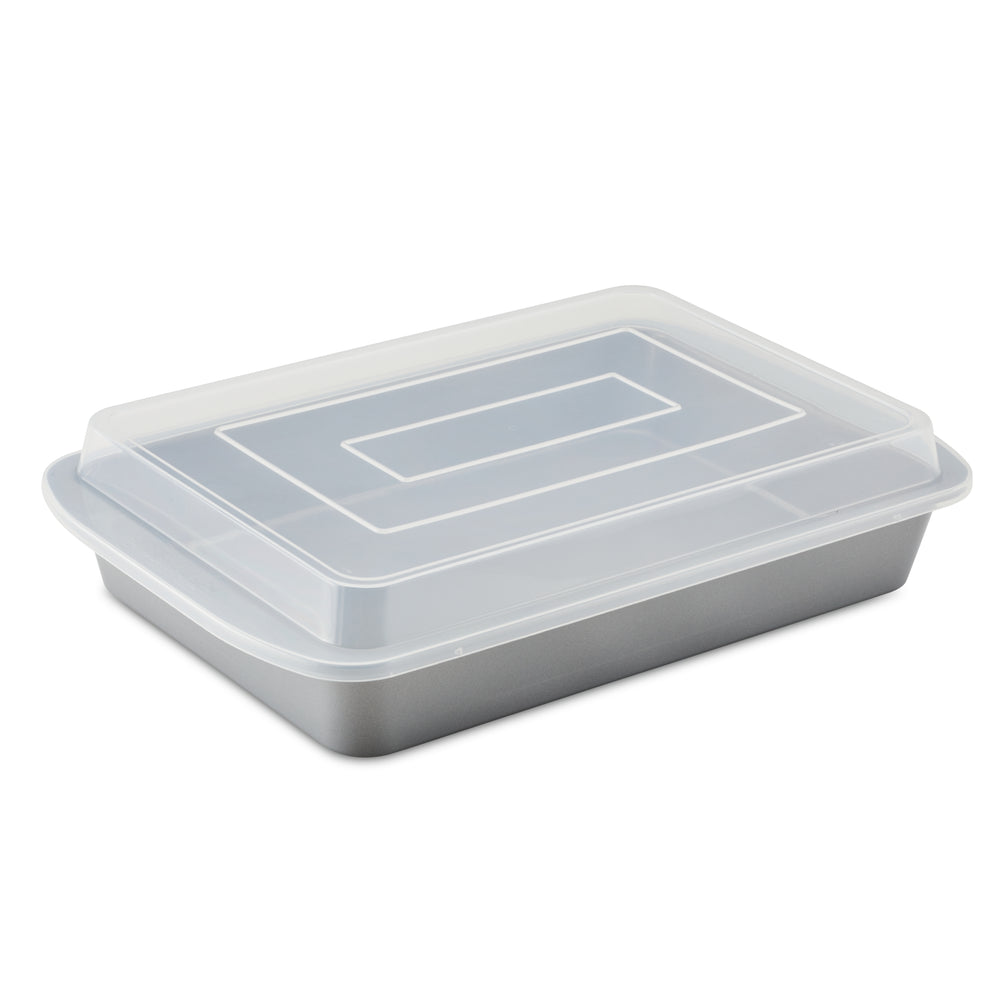farberware 9 X 13-Inch Nonstick Rectangular Cake Pan with Lid