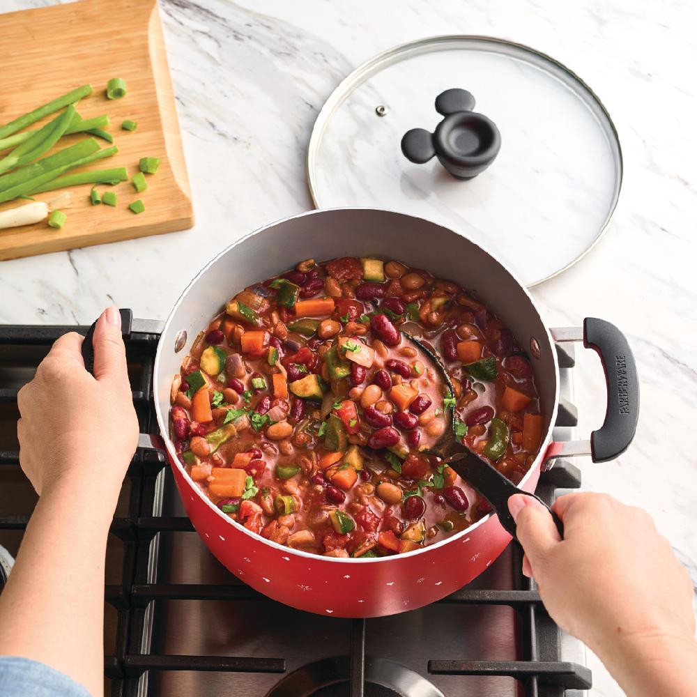 Farberware Bon Voyage 5.5-Quart Ceramic Nonstick Stockpot With Lid