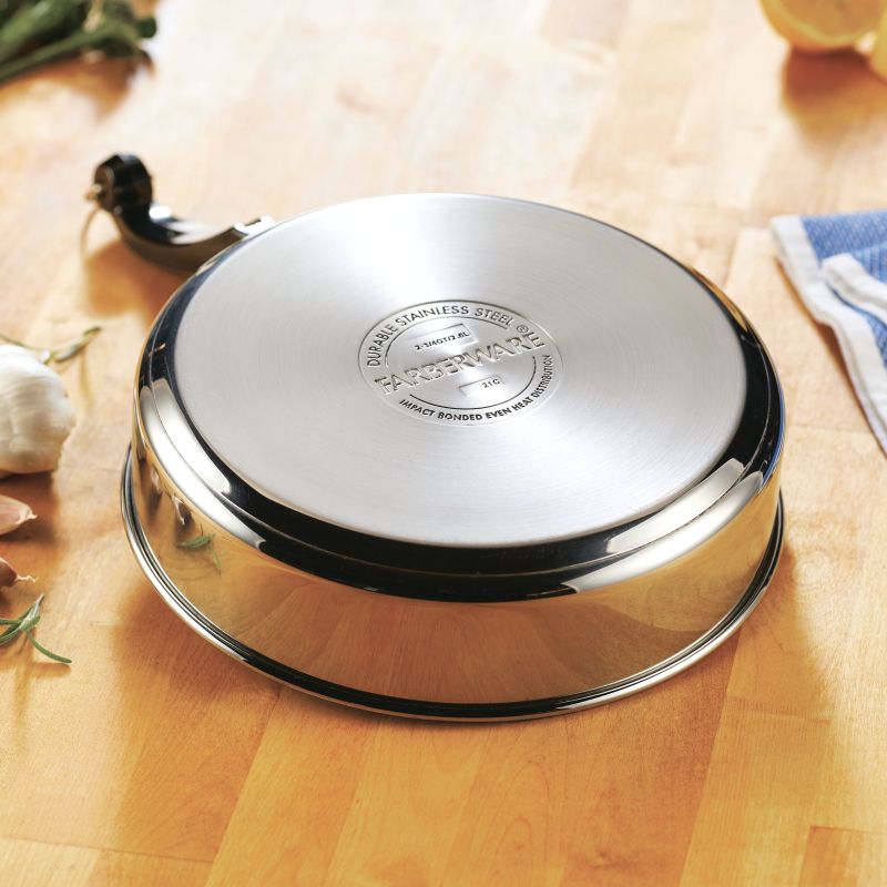 Farberware Classic Series Stainless Steel 2.75-Quart Saute Pan