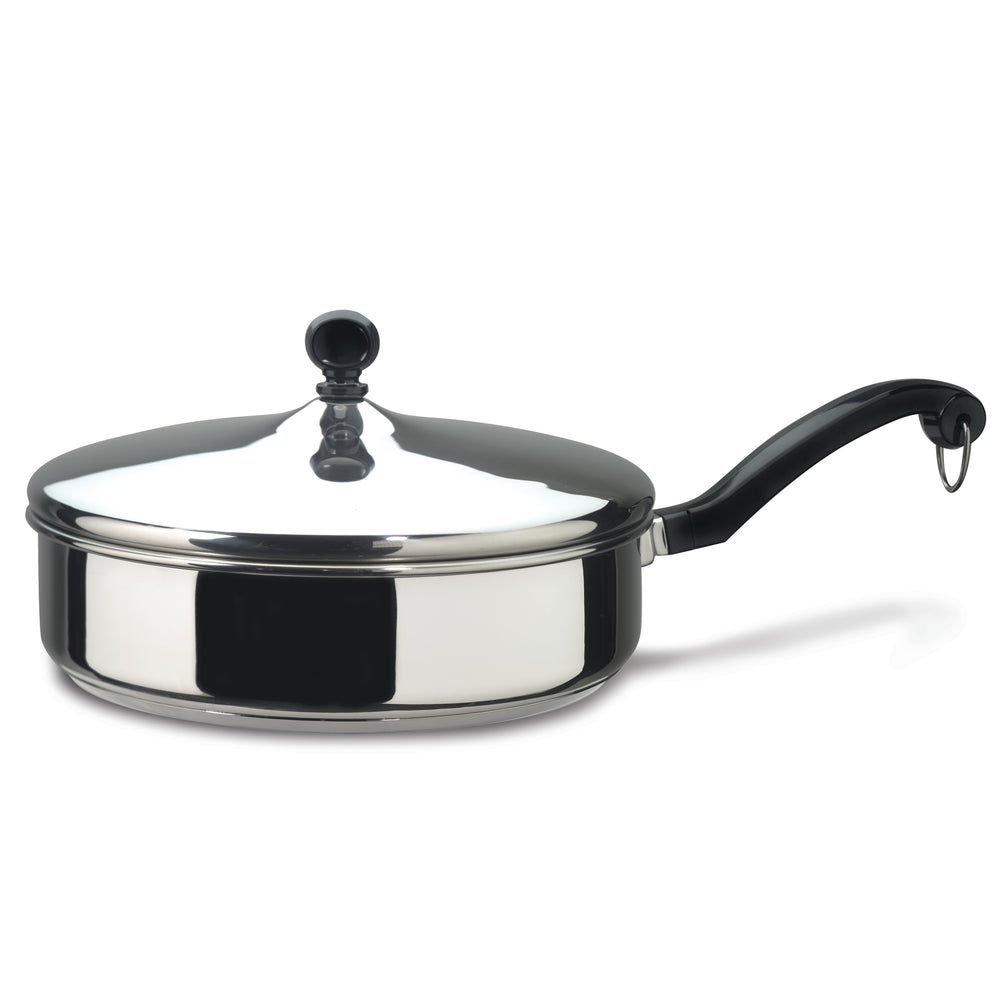 farberware Classic Series Stainless Steel 2.75-Quart Saute Pan