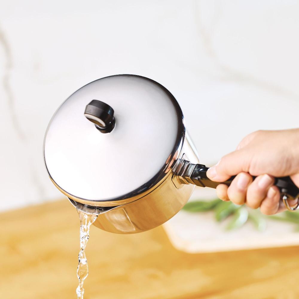 Farberware Classic Series Stainless Steel Saucepan With Straining Lid