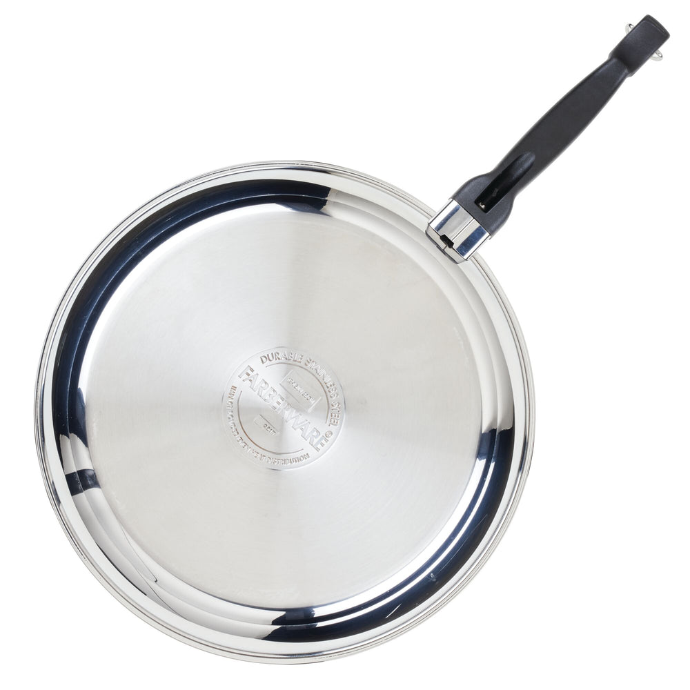 Farberware Classic Traditions Ceramic Stainless Steel 12.5" Skillet
