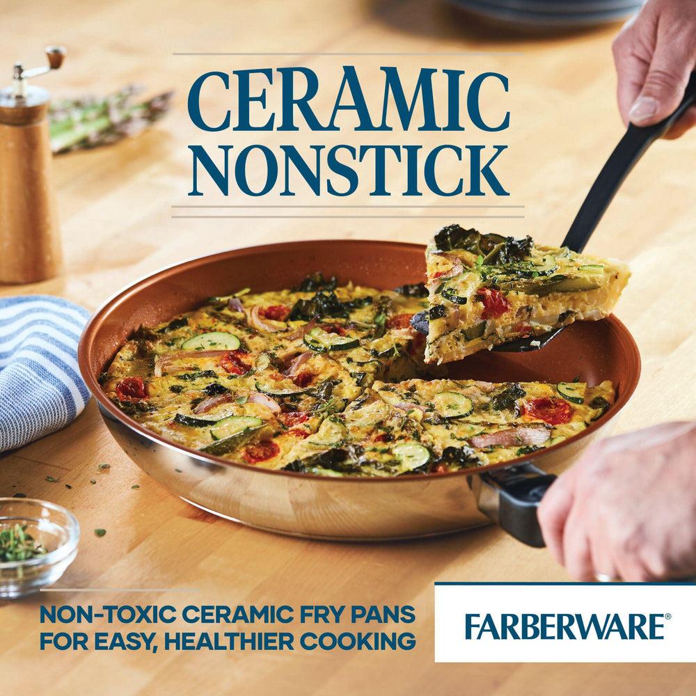 Farberware Classic Traditions Ceramic Stainless Steel 12.5" Skillet