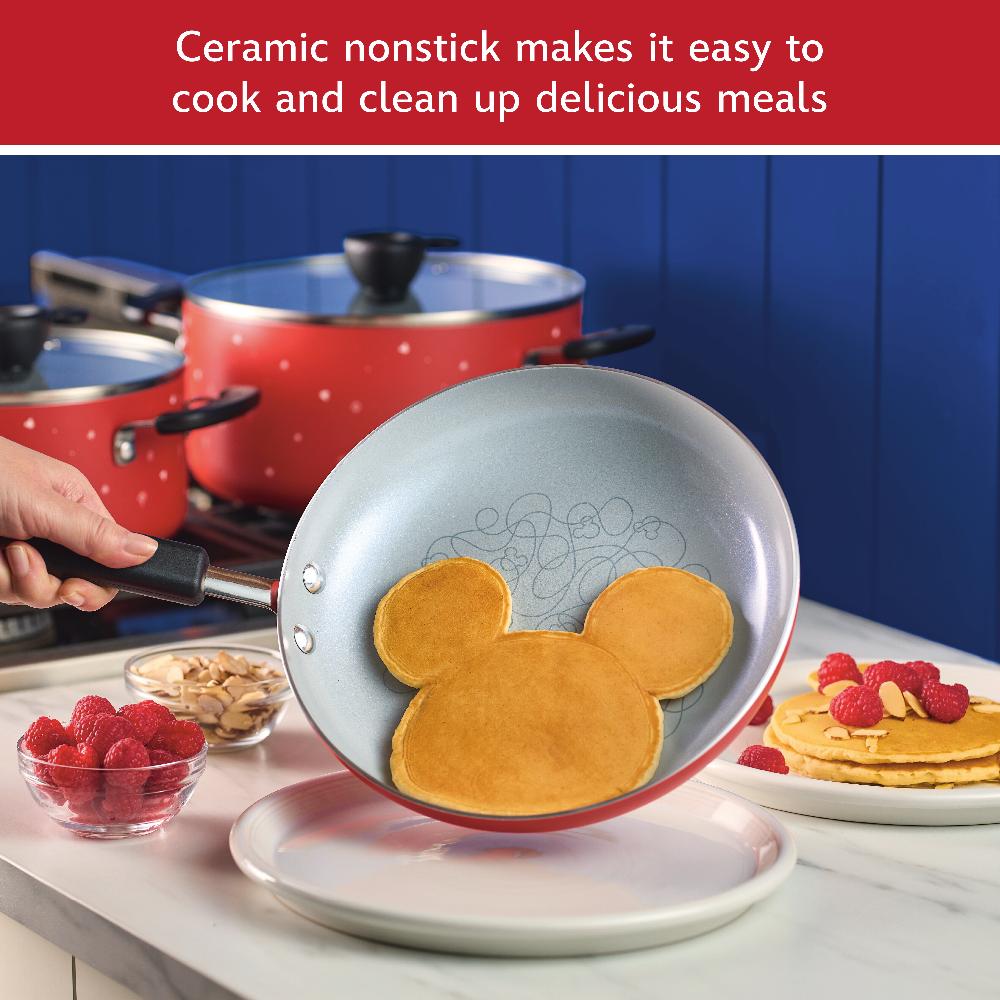 Farberware Disney Bon Voyage 8-Piece Ceramic Nonstick Cookware Set