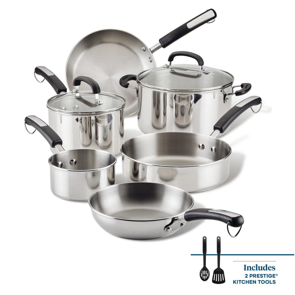 farberware 10-Piece Stainless Steel Cookware Set