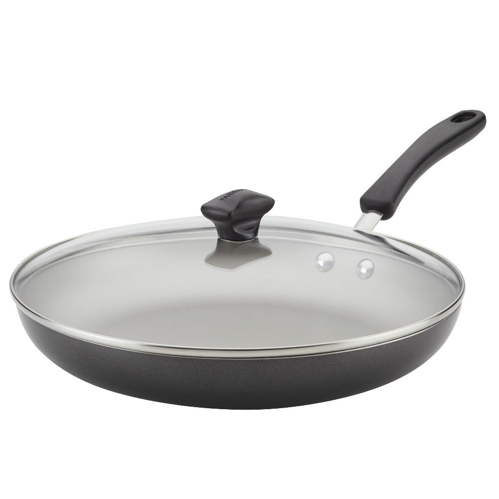 Farberware 12-Inch Nonstick Frying Pan With Lid