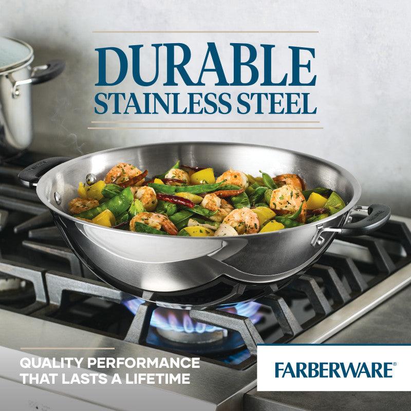 Farberware 14-Inch Stainless Steel Wok