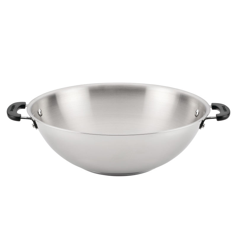 farberware 14-Inch Stainless Steel Wok