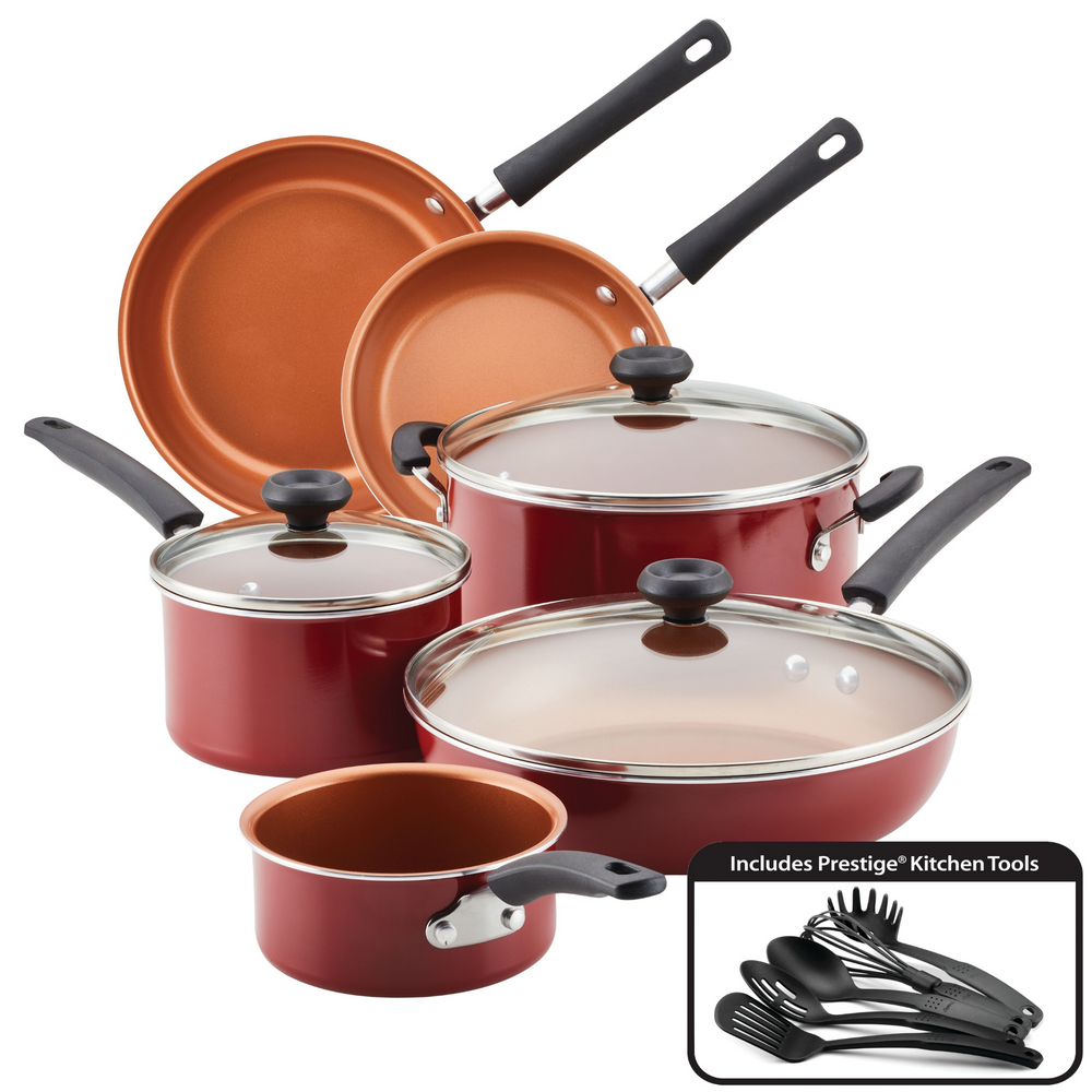 farberware 14-Piece Aluminum Cookware Set