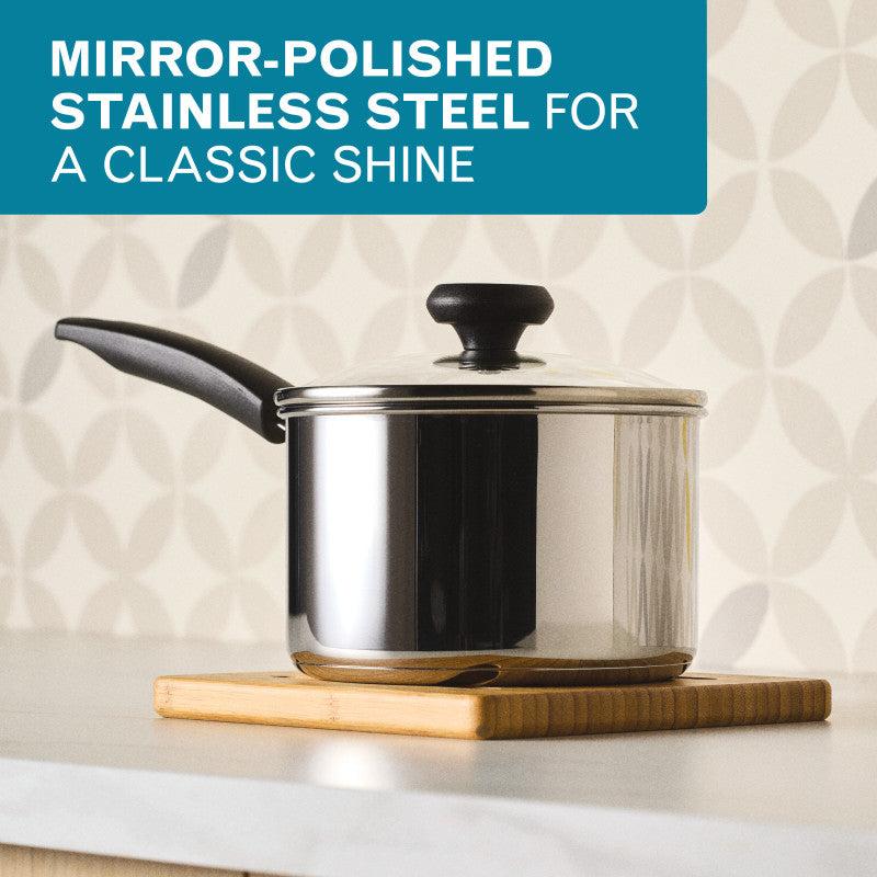 Farberware 14-Piece Stainless Steel Cookware Set