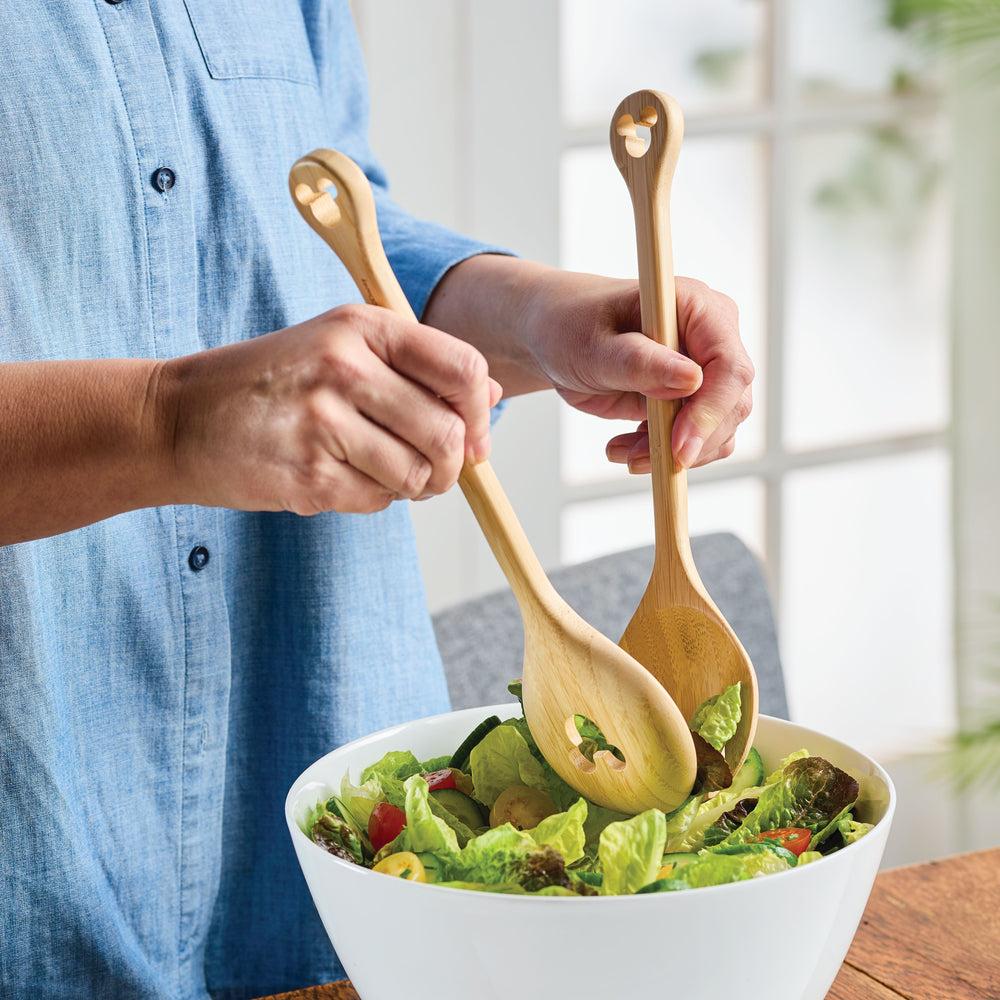 Farberware 2-Piece Bamboo Salad Server Set