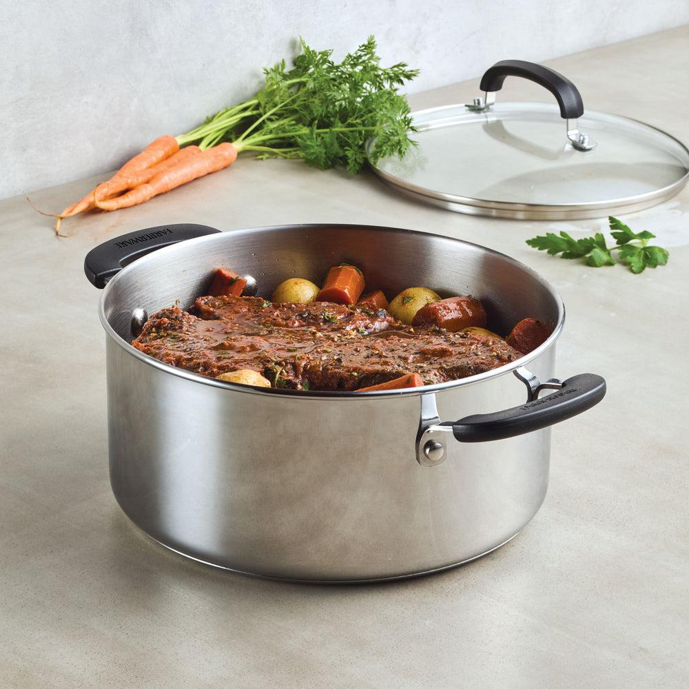 Farberware 5-Quart Stainless Steel Dutch Oven