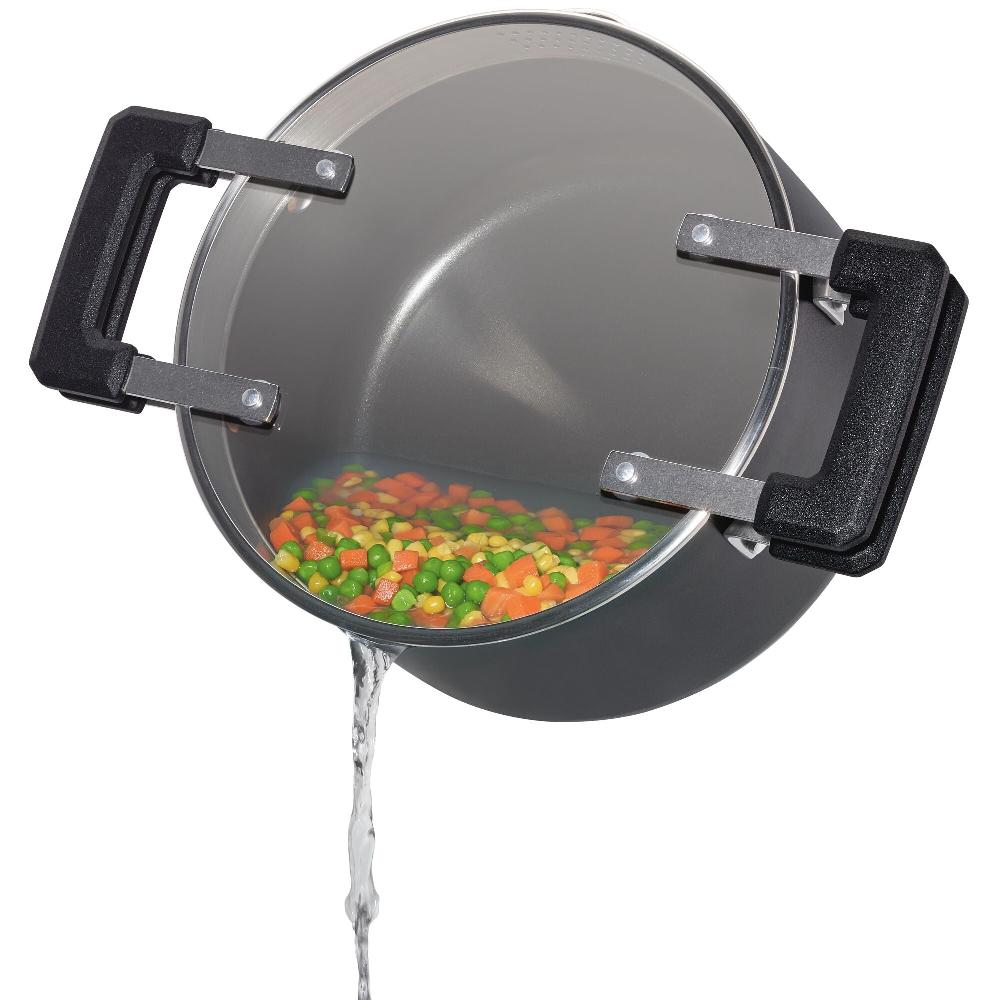 Farberware 6-Quart Nonstick Straining Saucepot