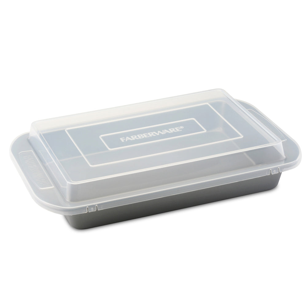 farberware 9" x 13" Rectangular Cake Pan with Lid