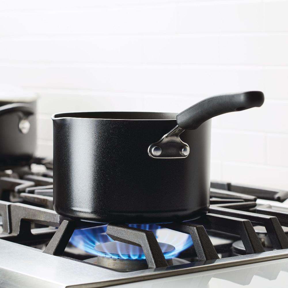 Farberware Nonstick Saucepan With Straining Lid