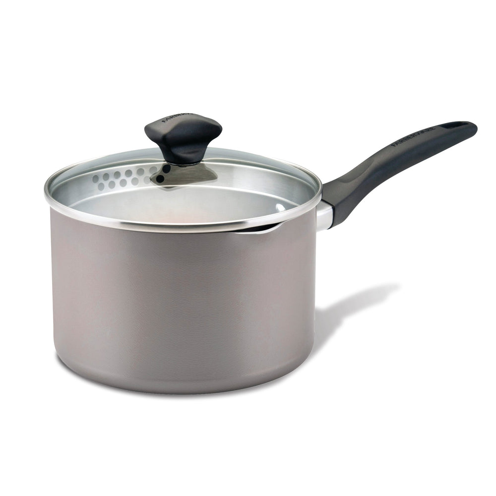 Farberware Nonstick Saucepan With Straining Lid