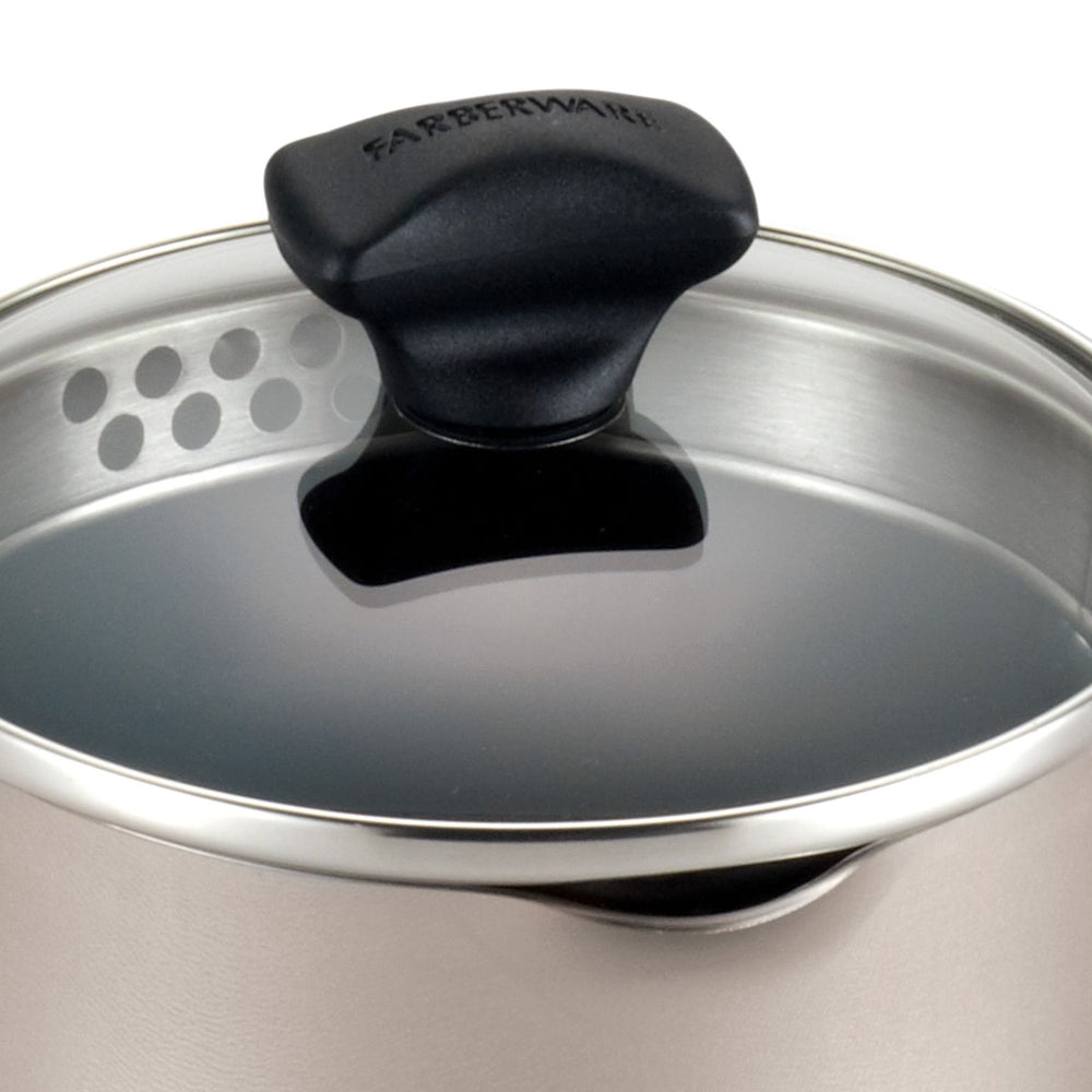 Farberware Nonstick Saucepan With Straining Lid
