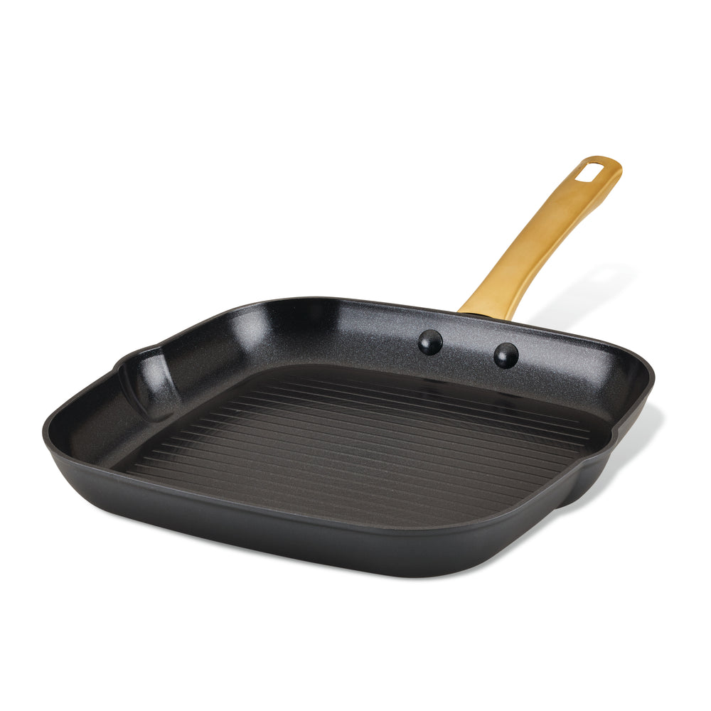 farberware Forged Induction Ceramic 11-Inch Square Grill Pan