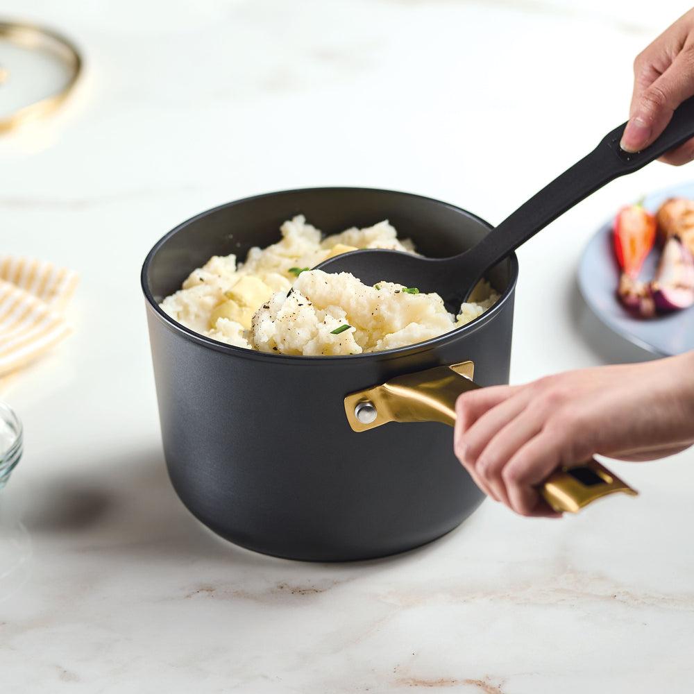 Farberware Forged Induction Ceramic 3-Quart Sauce Pan With Lid