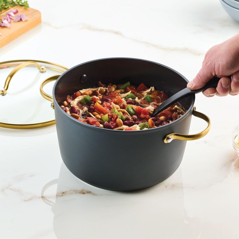 Farberware Forged Induction Ceramic 6-Quart Stockpot With Lid