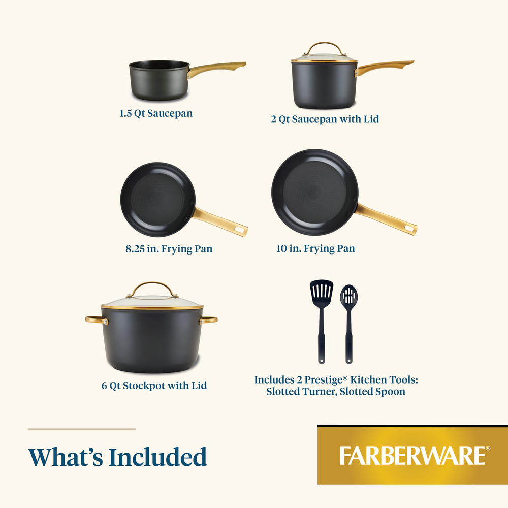 Farberware Forged Induction Ceramic 9-Piece Cookware Set