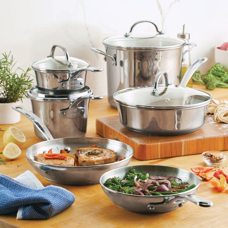 Farberware Millennium Stainless Steel 10-Piece Cookware Set