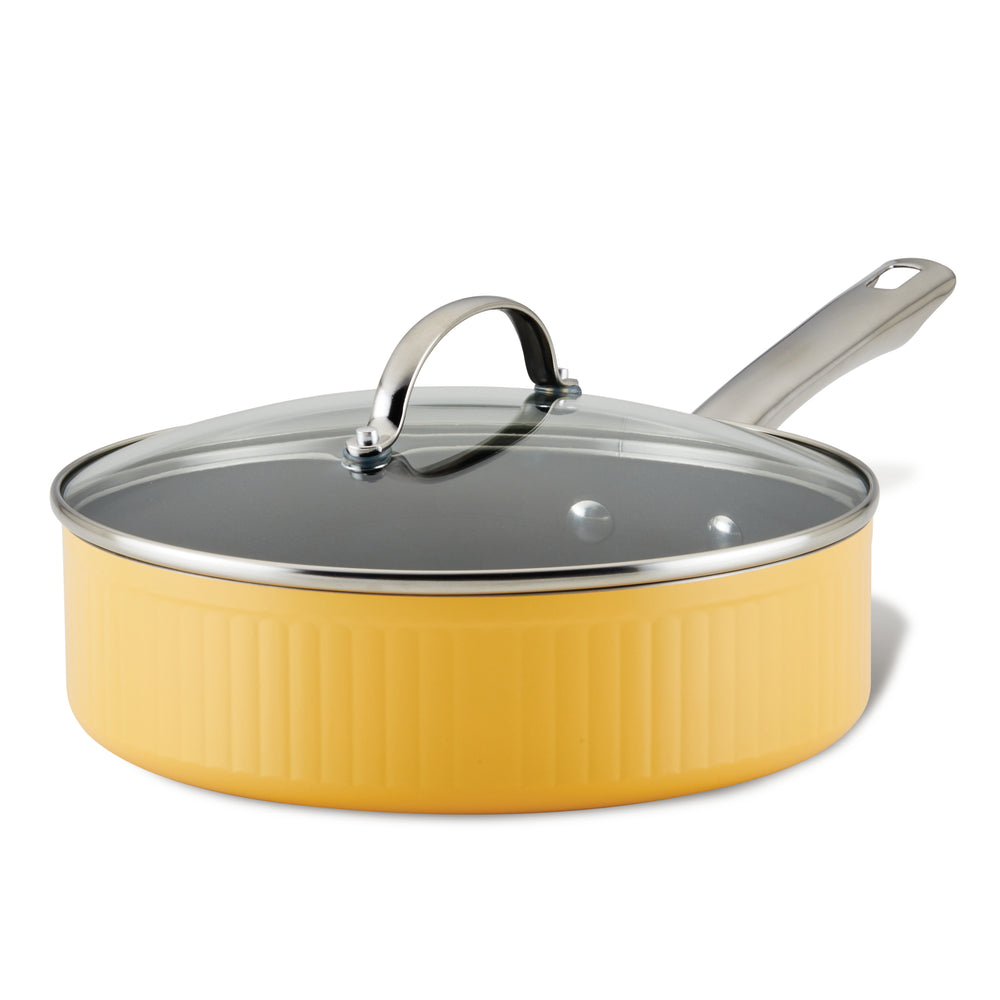 farberware Style Nonstick Cookware Saute Pan with Lid 3-Quart