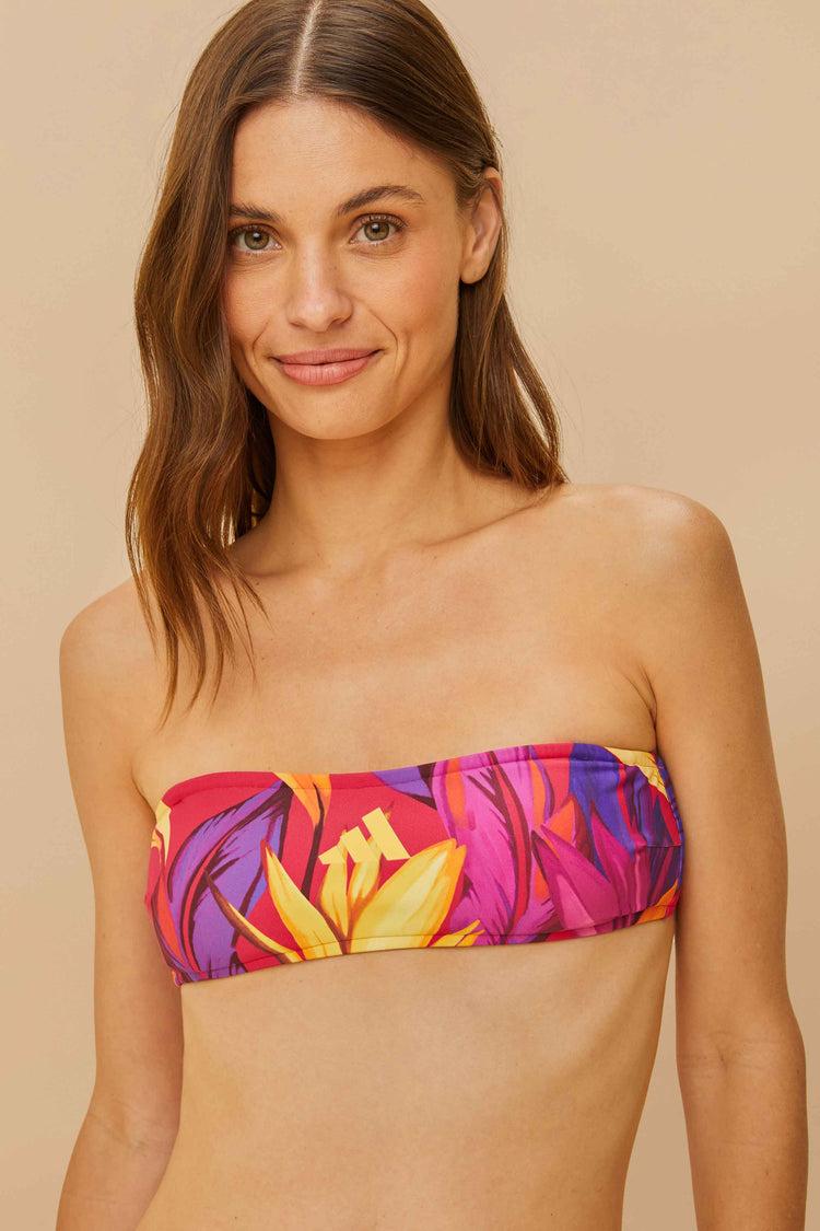 Farm Rio Adidas Birds Of Paradise Bold Pink Bikini PINK