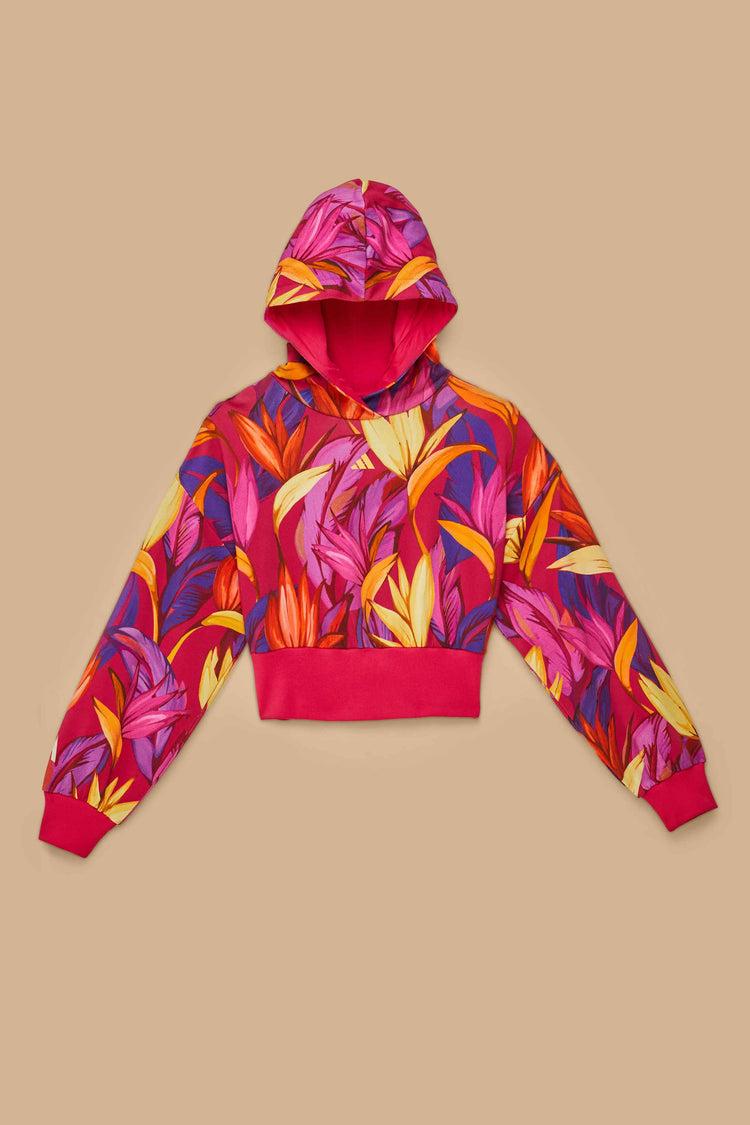 Farm Rio Adidas Birds Of Paradise Bold Pink Jacket PINK